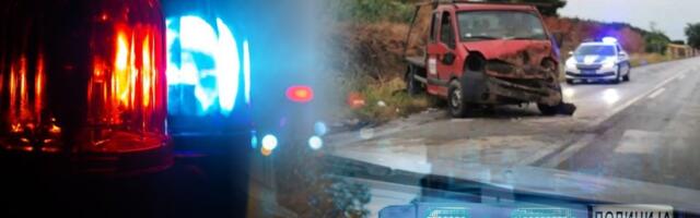 Kamion se zakucao u zemlju rasutu zbog radova: Saobraćajna nezgoda kod Sivca (FOTO)