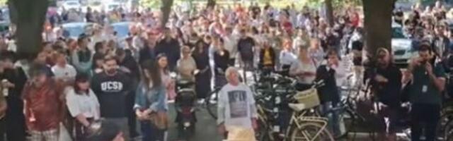 Protest podrške Bogdanu: Studenti imaju više zahteva (VIDEO)