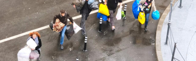 Сеоба блокадера из Ректората