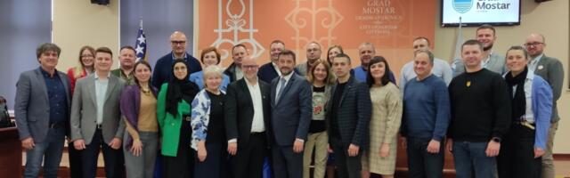 Ukrajinski gradonačelnici u posjeti Mostaru