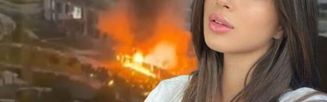 ĐINA DŽINOVIĆ SE HITNO OGLASILA IZ POGOĐENOG PODRUČJA! Bačene bombe kraj njenog smeštaja, LUKSUZNI HOTEL GUTA PLAMEN! (GALERIJA, VIDEO)