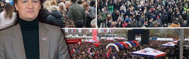 "BLOKADERI TRAŽE PODRŠKU OD STRANACA, A MI OD OVIH LJUDI!" Oglasila se Ana Brnabić iz Arene!