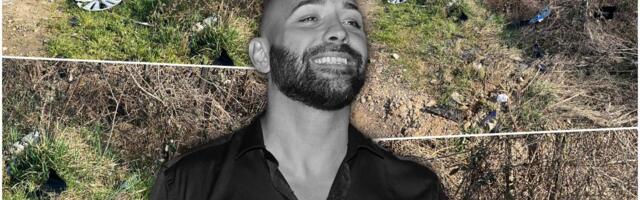 (FOTO) DRAGANOVE RUKAVICE PORED PUTA, SRČA, DELOVI AUTMOBILA I MOTORA: Potresne scene na mestu pogibije brata Darka Lazića jutro nakon sudara: Kao da je ukleto