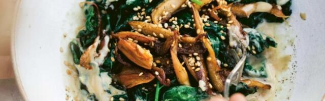 Egzotičan doručak – kelj, pečurke i tahini sa đumbirom