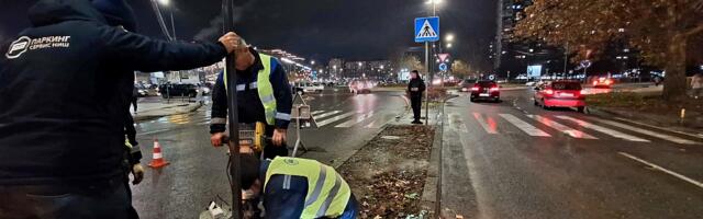 Parking servis: Deo uklonjenih ograda kao rezerva za oštećenja