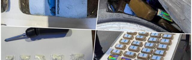 VELIKA ZAPLENA DROGE NA HORGOŠU: Turčin u atutomobilu krio kokain i hašiš - pogledajte gde je krio 72 paketića (FOTO)