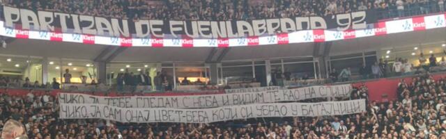 Reči od kojih se SRCE SLAMA: Navijači Partizana odali počast Milici Rakić, devojčici stradaloj tokom NATO bombardovanja