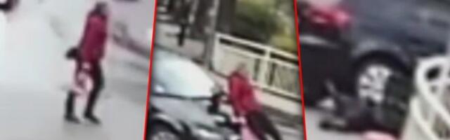 (VIDEO/FOTO) AUDIJEM POKOSIO ŽENU NASRED ULICE U PRIJEPOLJU! Sa teškim telesnim povredama hitno prebačena u bolnicu
