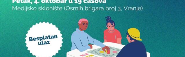 NSNP: Veče društvenih igara za mlade 4. oktobra u Vranju