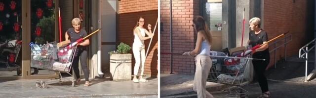 Zaposleni bacaju stvari studenata Filozofskog u kontejnere (FOTO, VIDEO)