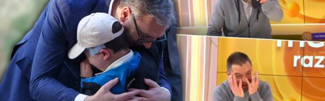 EVO KAKO SU VODITELJI "NOVE S" ISMEVALI SUZE RADOSNICE MALOG ANDRIJE! Imitirali prskanje suzavca detetu u oči: "Znaš kako je ovo snimano, Vučić mu rekao..."