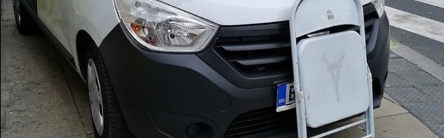 Oko sokolovo žmuri u centru Beograda (FOTO)