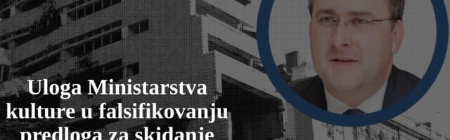 Uloga Ministarstva kulture u skidanju zaštite sa Generalštaba