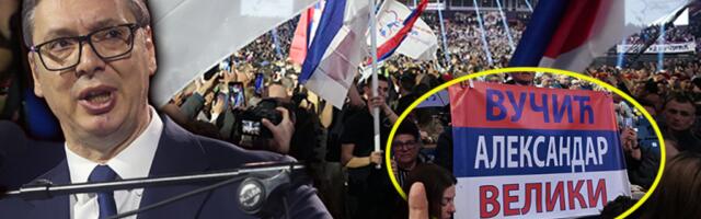 SRBIJA JE U SIGURNIM RUKAMA! Šamarčina naroda blokaderima, veruju samo Vučiću - HEJTERI ZANEMELI POSLE FANTASTIČNOG SKUPA U "ARENI"!  (FOTO)