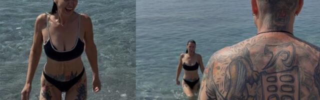 Iz bolnice pravo na plažu! Posle drame u Budvi Neša Twins uhvaćen sa atraktivnom crnkom