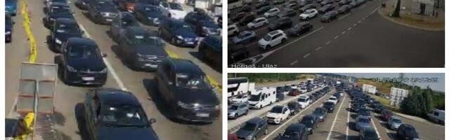 Agonija na ovom graničnom prelazu! Vozila ne mrdaju, sve stoji u 7 traka (FOTO)
