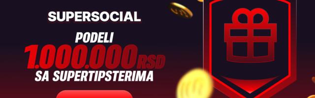 Podeli 1.000.000 RSD ovog decembra - postani Supertipster