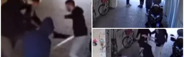 UZNEMIRUJUĆI SNIMAK SAČEKUŠE U ČAČKU! Namamili mladića, pa ga opkolili - Njih šestorica ga MLATILI MOTKAMA i šutirali dok je ležao na zemlji (VIDEO)