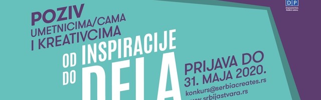 “OD INSPIRACIJE DO DELA”: Konkurs za umetnike i kreativce