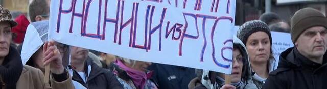 "NAŠE PRAVO DA ZNAMO SVE": Sve o današnjem protestu ispred RTS