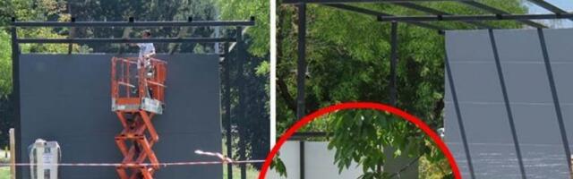 NSTAVLJENA GRADNJA NELEGALNOG OBJEKTA NA PARKINGU BAZENA NA KOŠUTNJAKU! Građevinska inspekcija zatvorila gradilište - "MI SMO SAMO DOŠLI DA OFARBAMO!" (FOTO, VIDEO)