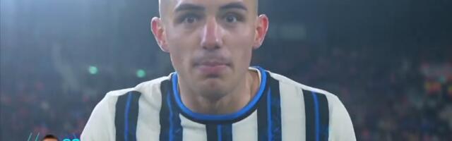 Krstović postigao majstorski gol, prekrstio se, pa u kameru poručio: Mir Božiji, Hristos se rodi! A onda je dao i drugi /VIDEO/