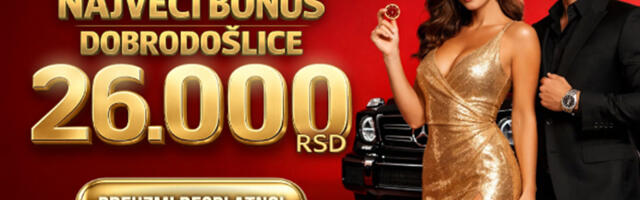 Prvi korak koji pravi razliku: Bonus dobrodošlice do 26.000 dinara
