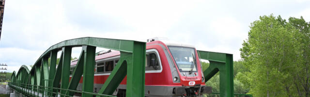 Успостављен железнички саобраћај преко новог моста на Тамишу код Томашевца