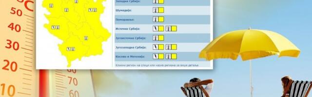 UPALJEN NARANDŽASTI METEOALARM ZA OVO PODRUČJE U SRBIJI: U narednih sat vremena očekuje se oluja!