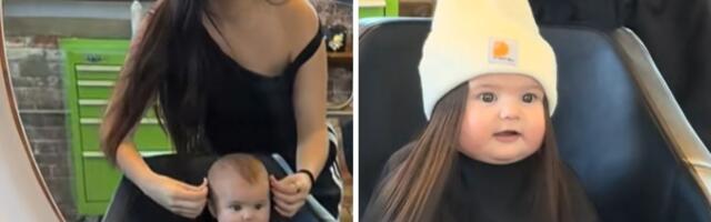 Frizerski eksperiment sa bebom koji niko nije očekivao: Mama joj nadogradila 56 cm kose, sve pratili milioni