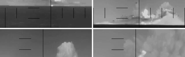 NEVEROVATAN SNIMAK! Ovako je američka podmornica pogodila iranski ratni brod: Odskočio od siline eksplozije!