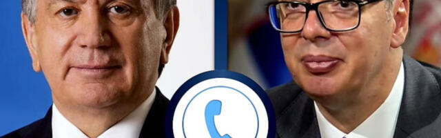 Vučić pričao sa predsednikom Uzbekistana: U fokusu jače povezivanje privreda dve zemlje