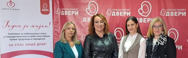 Dveri u kampanji „Jedna je majka” za obnovu porodilišta u Srbiji