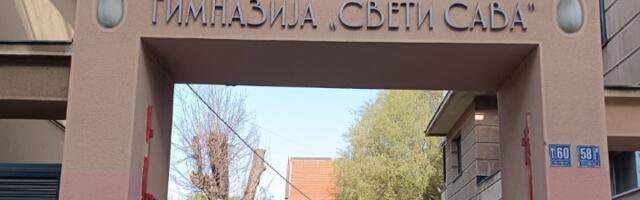 I učenici Gimnazije "Sveti Sava" blokirali školu