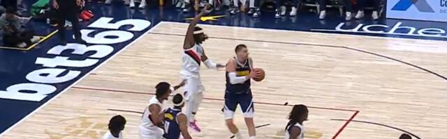 Jokićev čuvar se izgubio u vremenu i prostoru: Srbin potpuno izludeo protivnika /VIDEO/