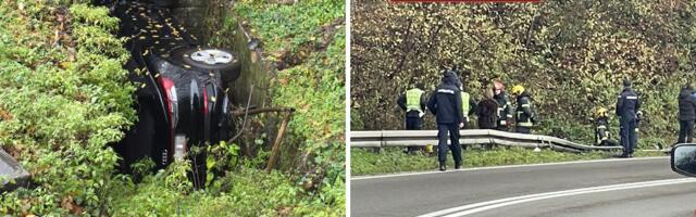 "Audi" sleteo s puta, na krivini sa duplom punom kod Čačka! Ovo su uzroci koji dovode to tragične nesreće