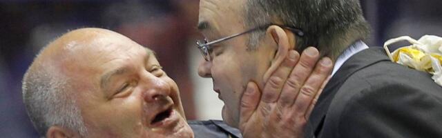 Scena za anale: Duško Vujošević je davao intervju za našu redakciju, a onda je u ugledao Mišu Tumbasa /VIDEO/