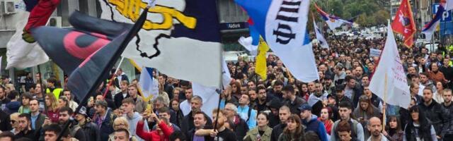 Studenti u blokadi čestitali Praznik rada, najavili aktivnosti u maju
