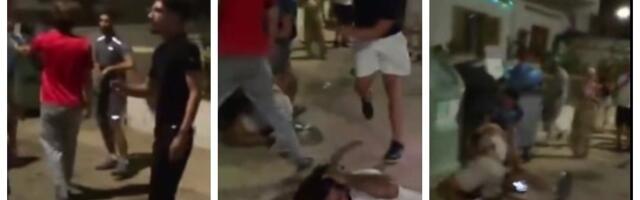 (VIDEO) Pijani Britanci izazvali masovnu tuču nasred ulice, sve prenošeno uživo!