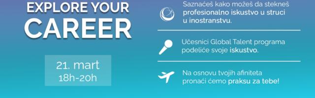 Explore Your Career – reci DA profesionalnoj praksi u inostranstvu!