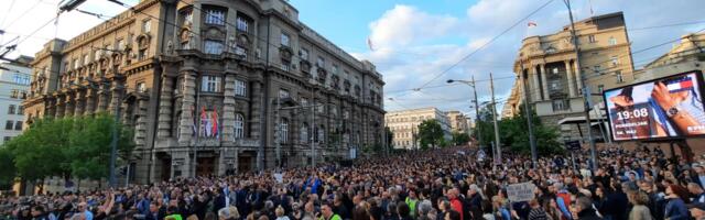 Srbija: Protest u tišini (FOTO)