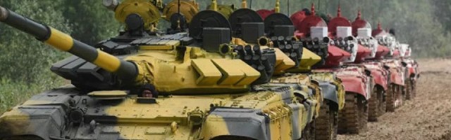 Стижу тенкови које је Русија поклонила Србији
