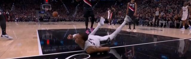 Jeziv pad Vembanjame, udario glavom u pod i izgubio svest