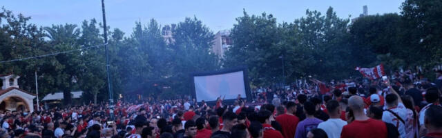 GORI PIREJ! Crveno-bela žurka pred finale Evrolige (VIDEO)