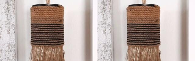 DIY: Kako da sami napravite lampu od užeta?