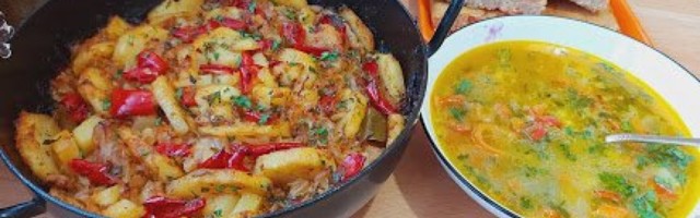 (RECEPT) Posni popularni kiseo kupus sa krompirom i začinima u rerni i čorbica