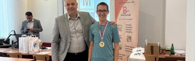 Prvo mesto na „Matematičkom maratonu“ za učenika niške Gimnazije „Svetozar Marković“