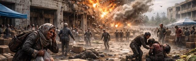 DRON UDARIO NA GLADNE LJUDE: Napad tokom podele humanitarne pomoći u Zaporožju