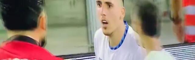 Incident u Tirani: Gol Izraela i provokacija izazvali haos na terenu /VIDEO/