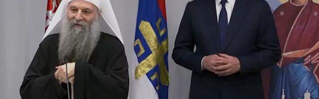 Časni pojas Presvete Bogorodice stigao u Beograd, Vučić i Porfirijena na dočeku